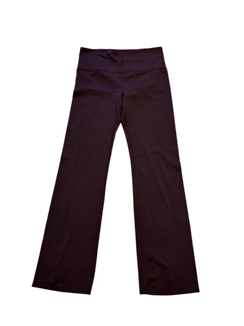 Athleta Elation Straight Leg Pant Medium Petite Burgundy Yoga Leggings M/P